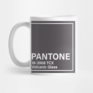 pantone 18-3908 TCX Volcanic Glass Mug